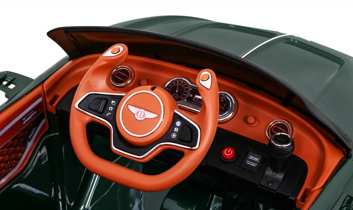 licencirani auto na akumulator bentley exp12 -zeleni/lakirani - slika 4