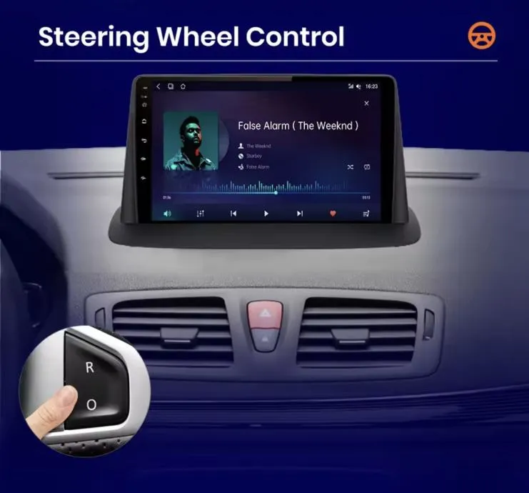 original android za renault megane 3 multimedija navigacija kamera gps - slika 11