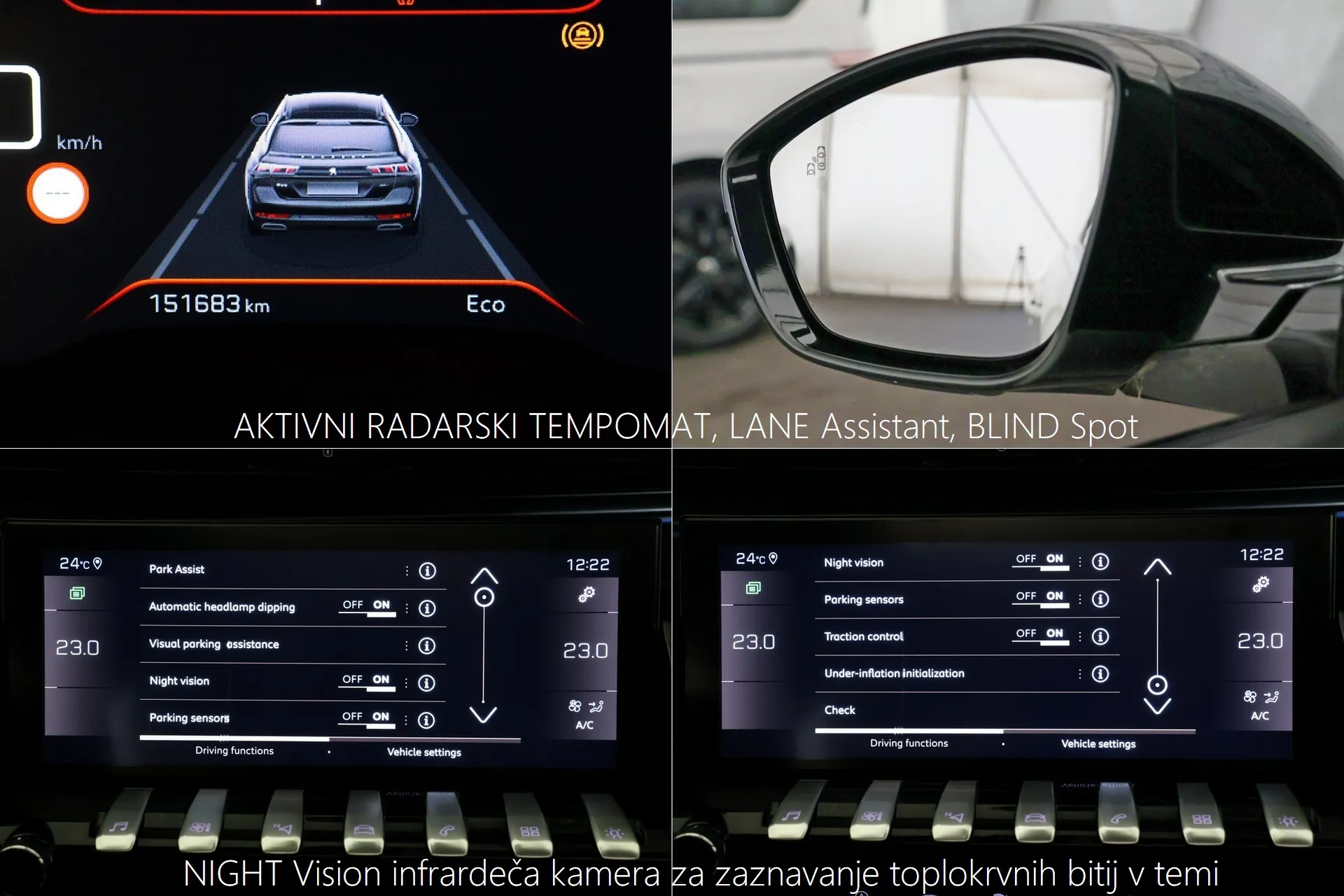 peugeot 508sw 2.0 bluehdi eat8 gt-line pano icockpit night vision - slika 12