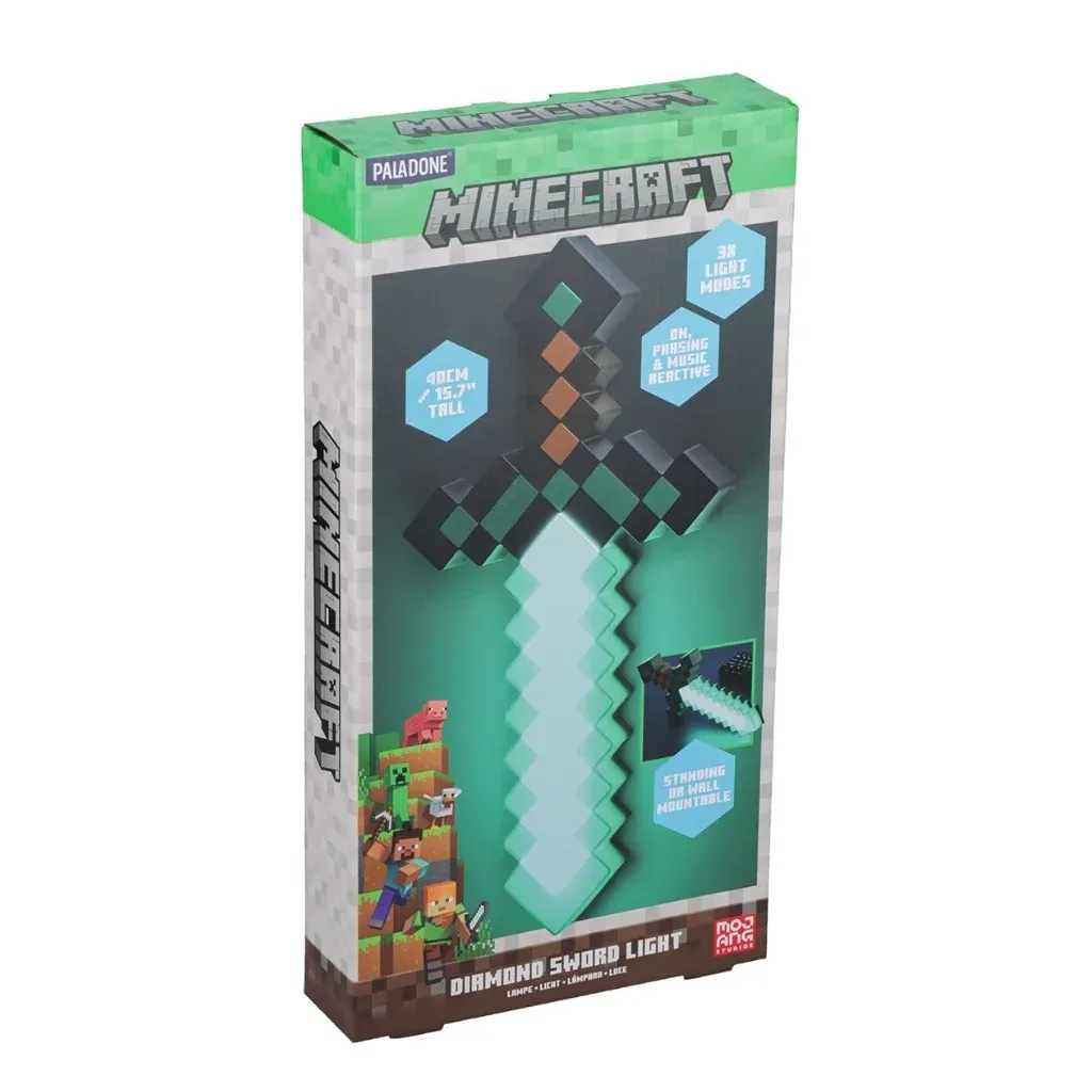 paladone minecraft diamond sword light - slika 10