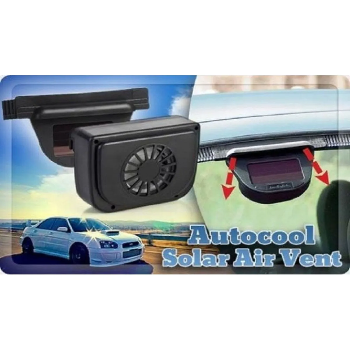 solarni auto cool ventilator - slika 4