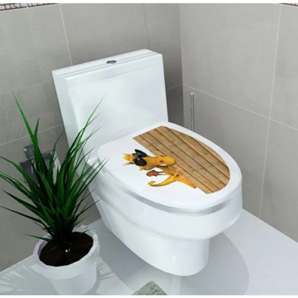 novi dizajn za zabavnu kupaonicu - dekorativna naljepnica za wc dasku - slika 4
