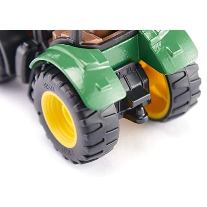 siku traktor john deere 6215r s prednjom grabilicom za trupce - slika 2