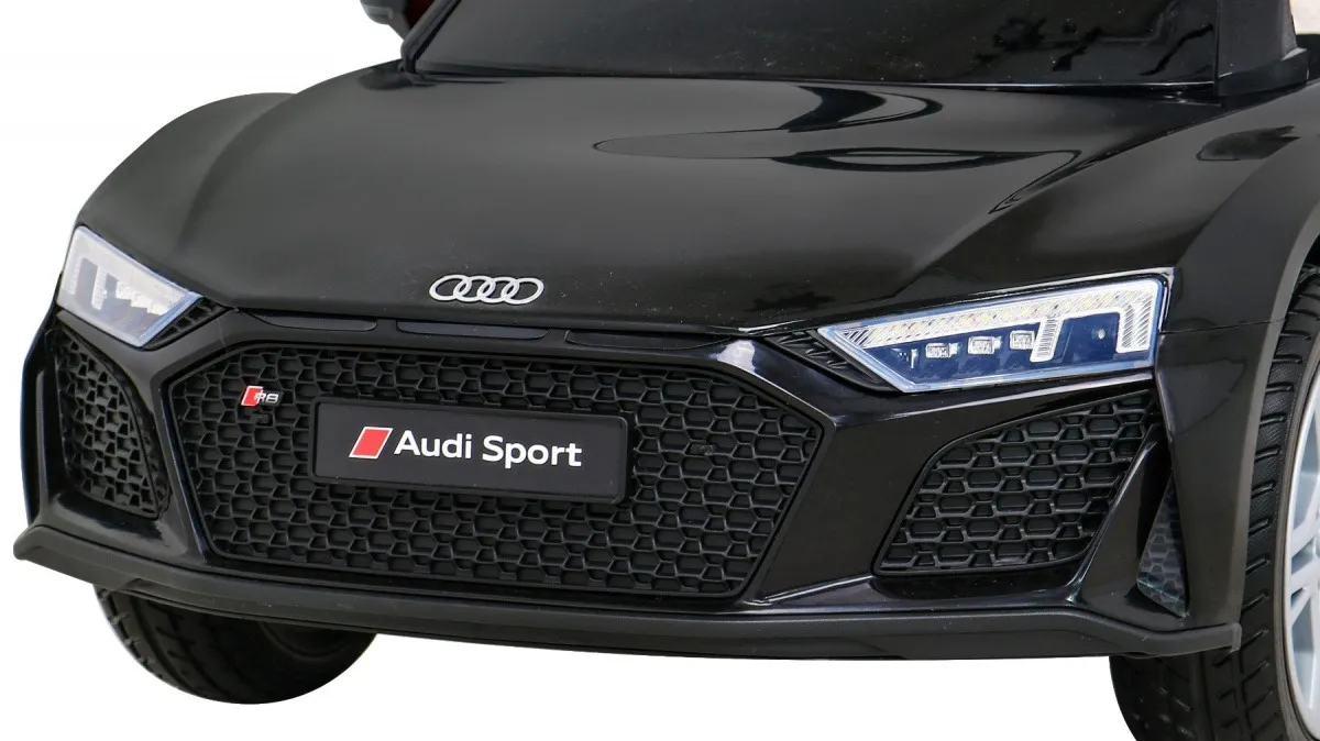 licencirani auto na akumulator audi r8 lift - crni - slika 3