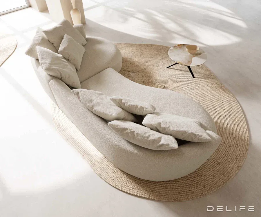 sofa edina 328x166cm, materijal: boucle - slika 5