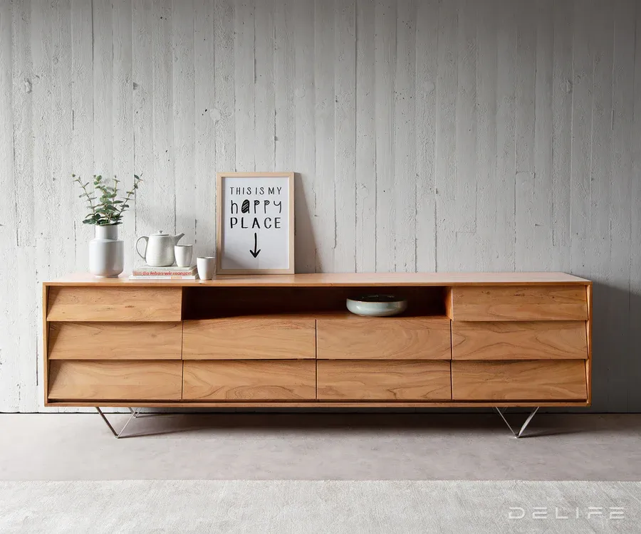 komoda eloi 240x40cm, materijal: bagrem - slika 2