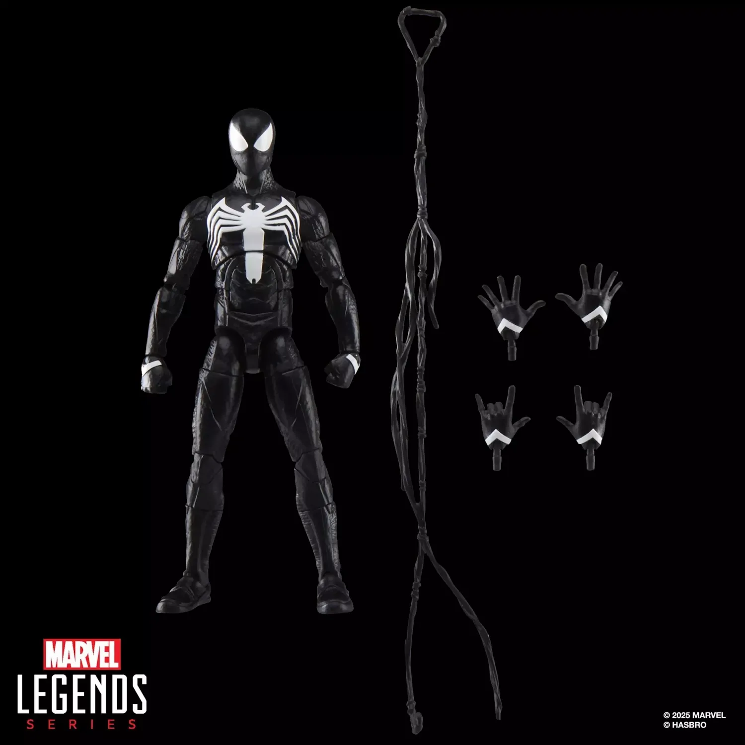 marvel legends series: gamerverse peter parker black suit figura 15cm - slika 8