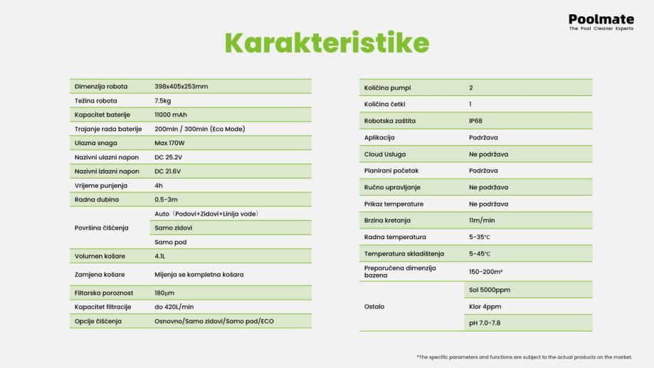 robotski čistač bazena dt b - slika 16