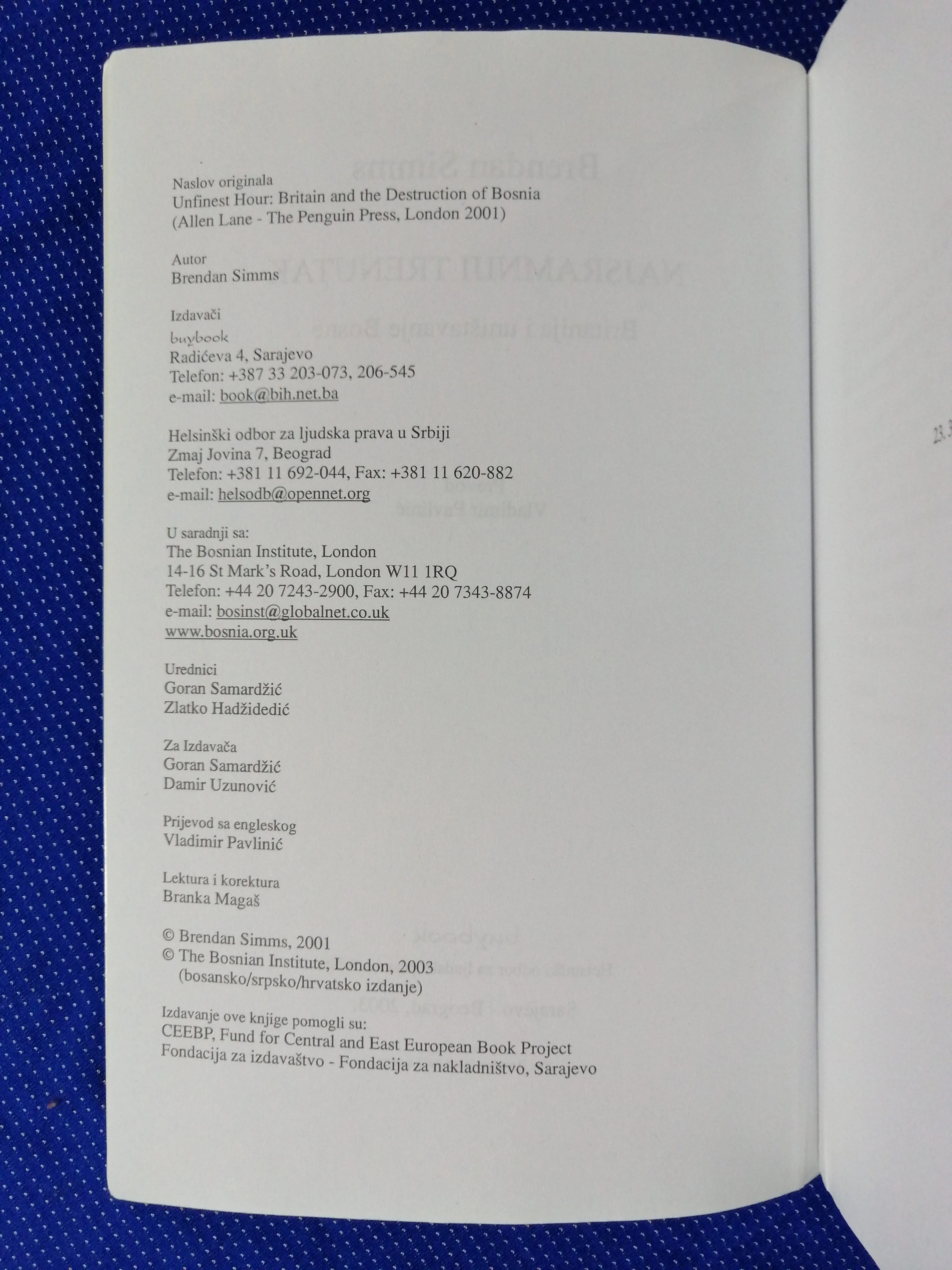 brendan simms – najsramniji trenutak : britanija i uništavanje bosne - slika 3