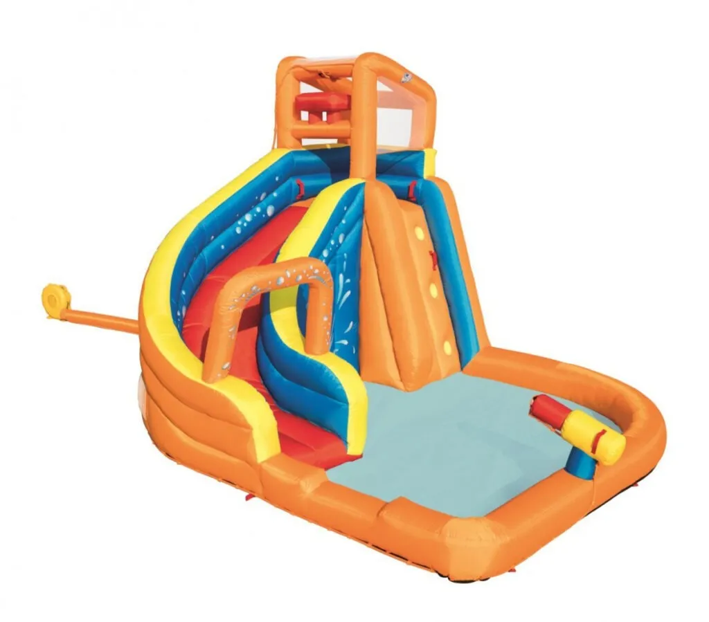 bazen/igralište s toboganom turbo splash bestway - šareni - slika 5