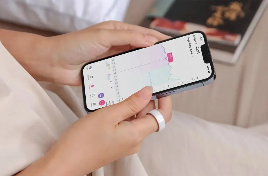prsten za praćenje plodnosti, femometer smart ring - slika 6