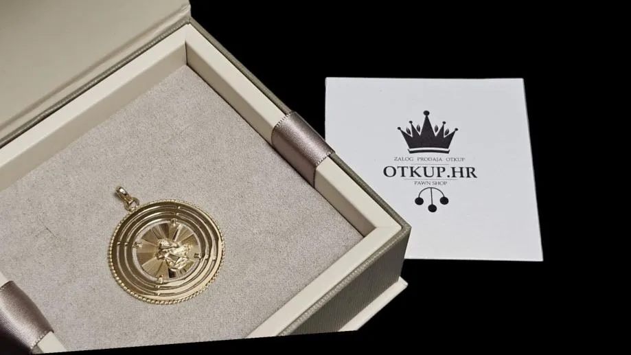 zlatni privjesak 9,36g 18k / r1, rate !! - slika 2