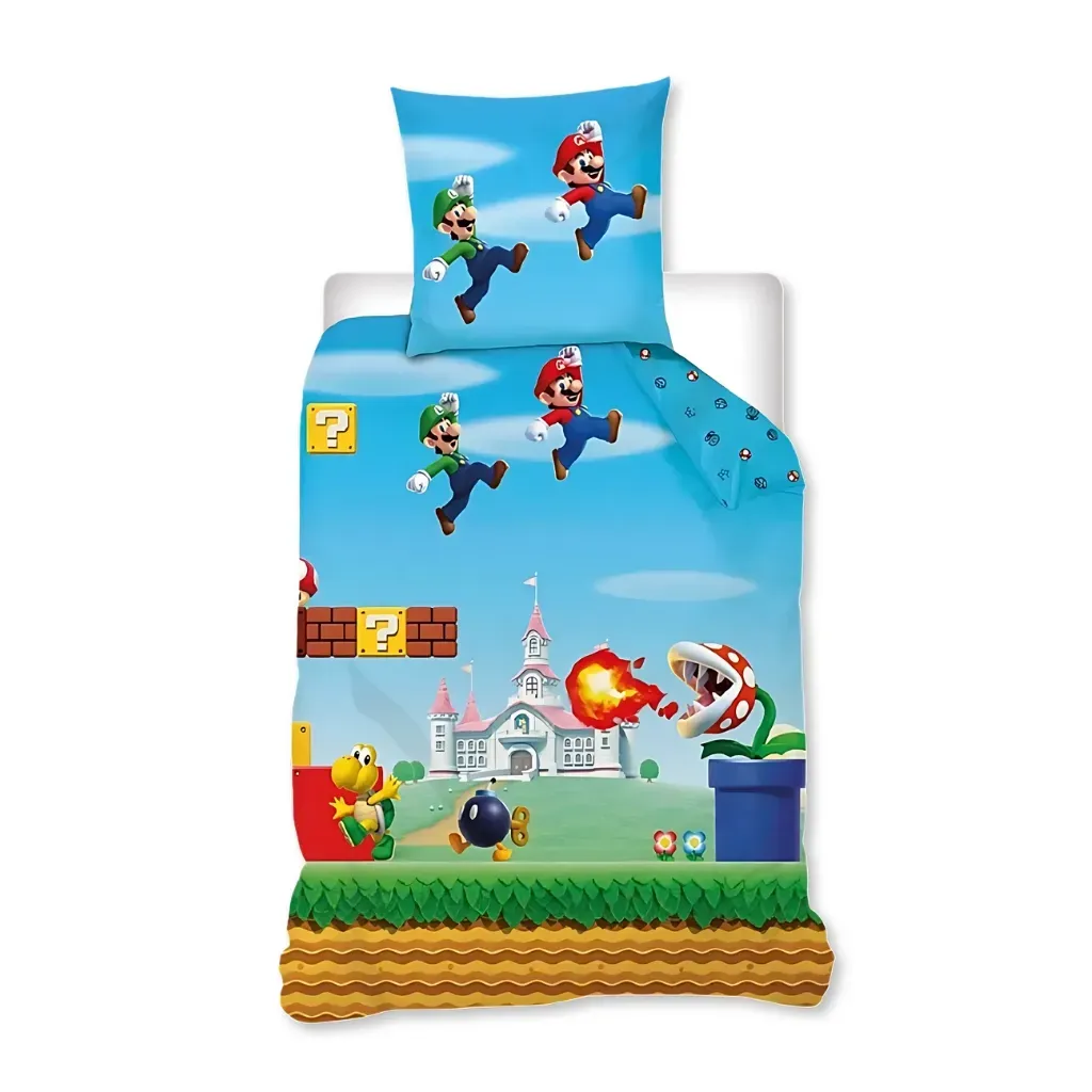 Super Mario ‘Level’ dječja posteljina, 140×200 cm - Zagreb