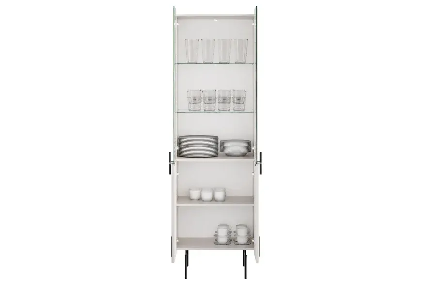 vitrina malmi 190cm, materijal: mdf, melaminska ploča - slika 5