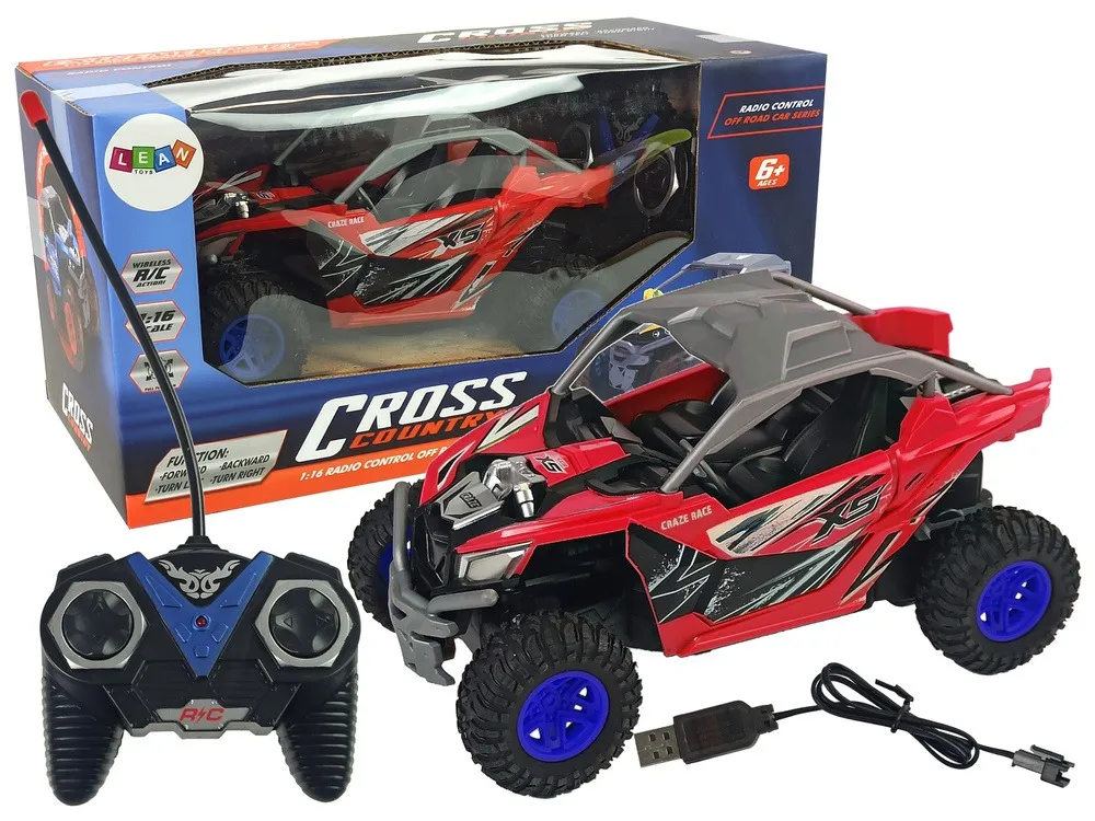 Cross Country Remote Controlled Terrain Car 27 MHz Red - Mursko Središće