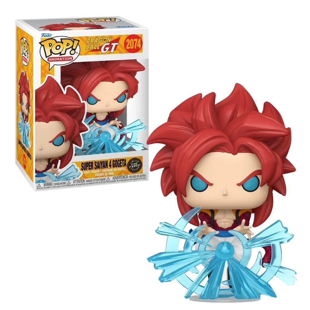 funko pop! animation dragon ball gt – super saiyan 4 gogeta 2074 chase - slika 4