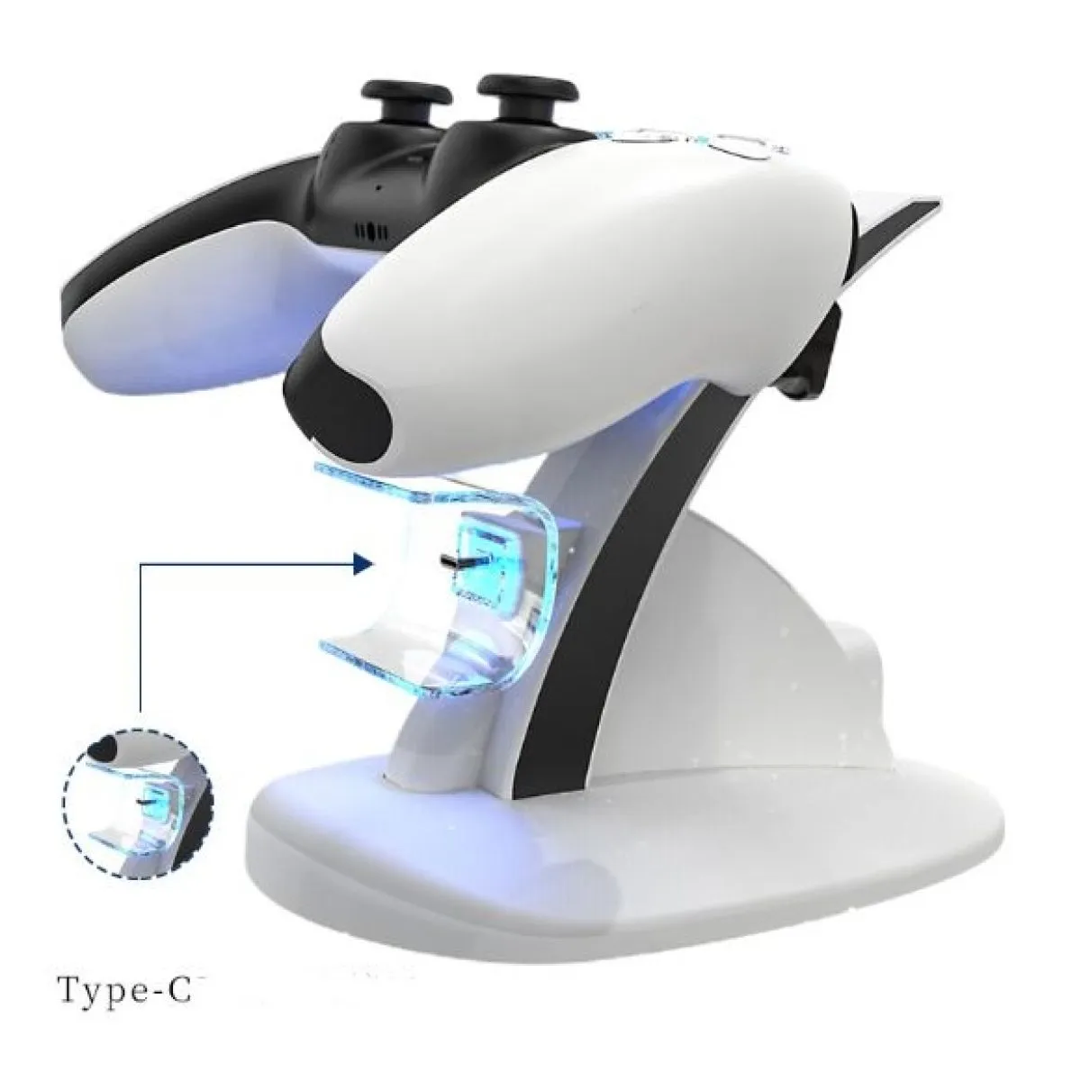ps5 stalak za punjenje dva jojsticka docking station - slika 4
