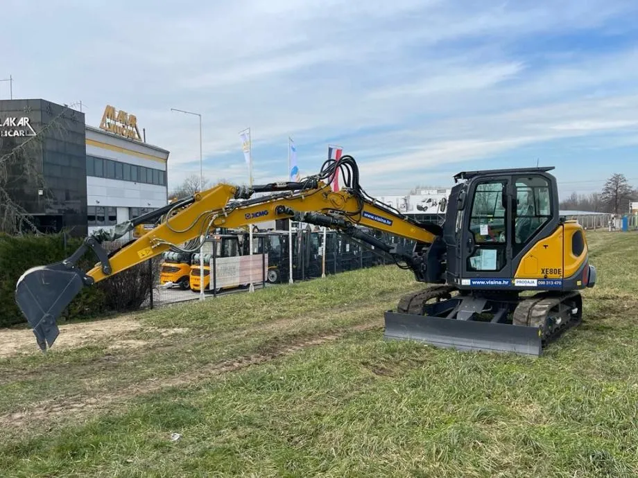NOVI BAGER GUSJENIČAR XCMG 8 t (MONO ILI DUO KRAN) - NAJAM, PRODAJA - Bestovje, Sveta Nedelja