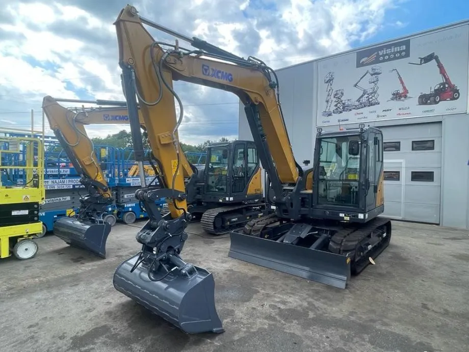 novi bager gusjeničar xcmg 8 t (mono ili duo kran) - najam, prodaja - slika 3