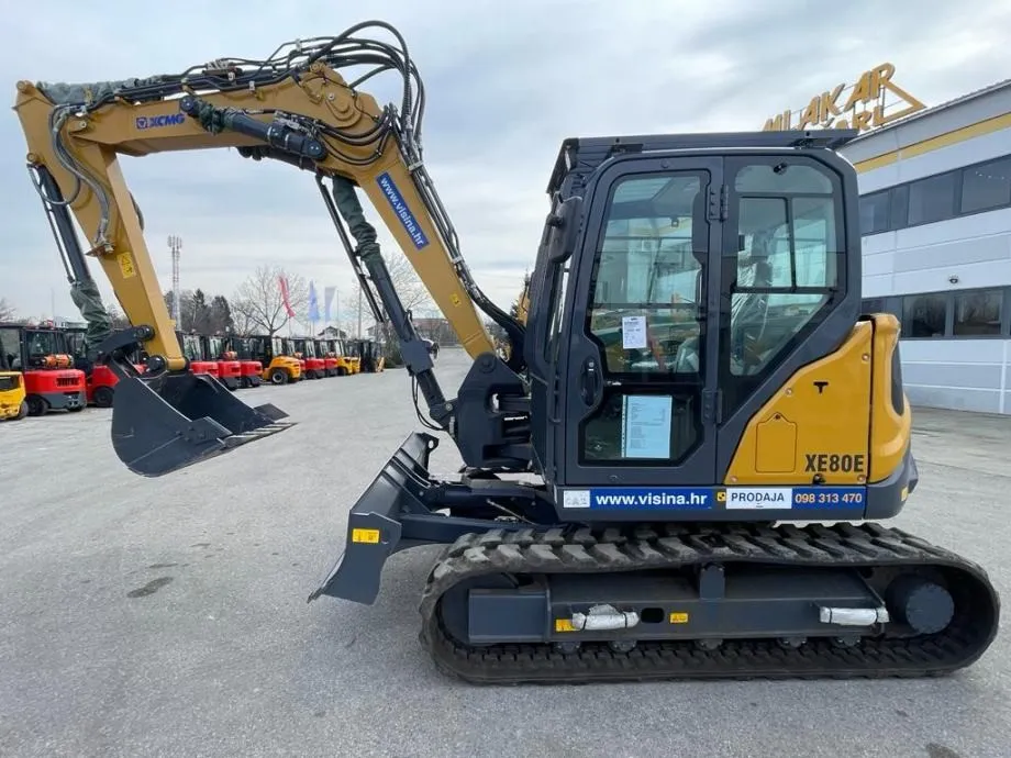 novi bager gusjeničar xcmg 8 t (mono ili duo kran) - najam, prodaja - slika 5