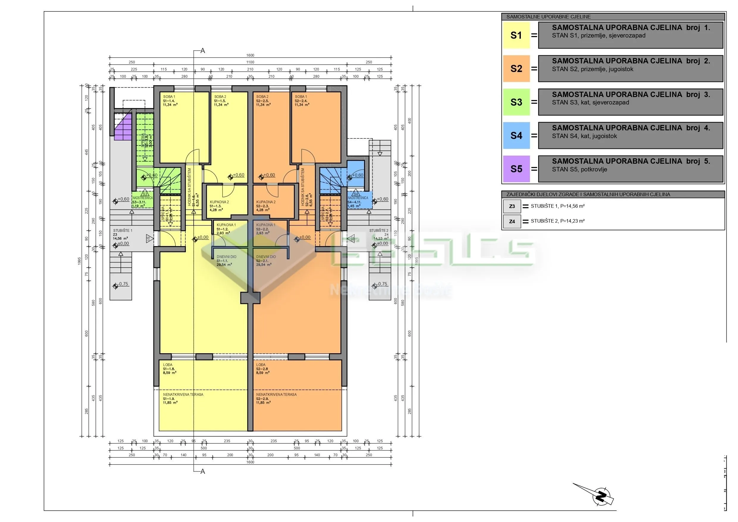 otok pag - mandre, 3soban apartman + vrt + garaža, 99,51 m2 - slika 21