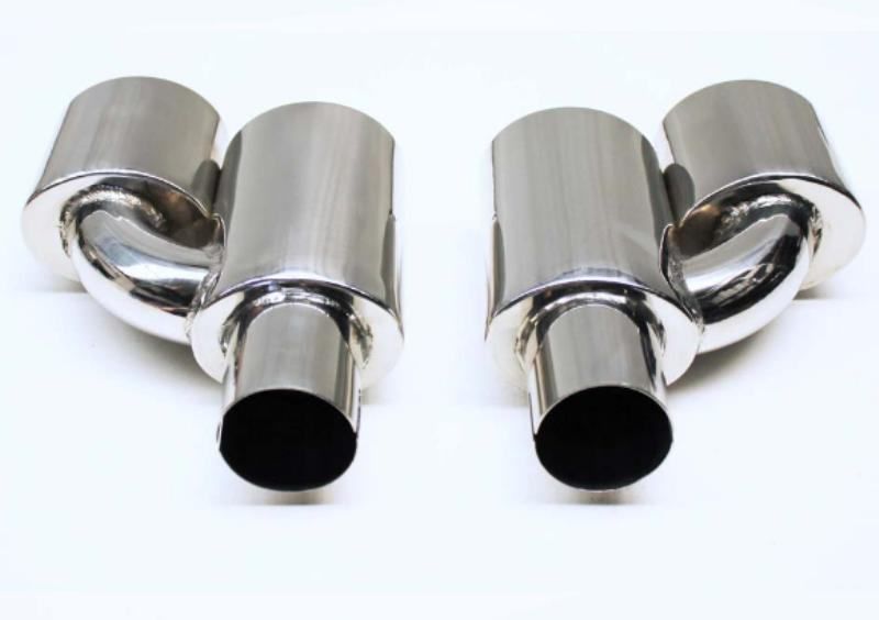 nastavci auspuha za audi a6 4f - odlična kvaliteta- s6 dizajn- ovalni - slika 2