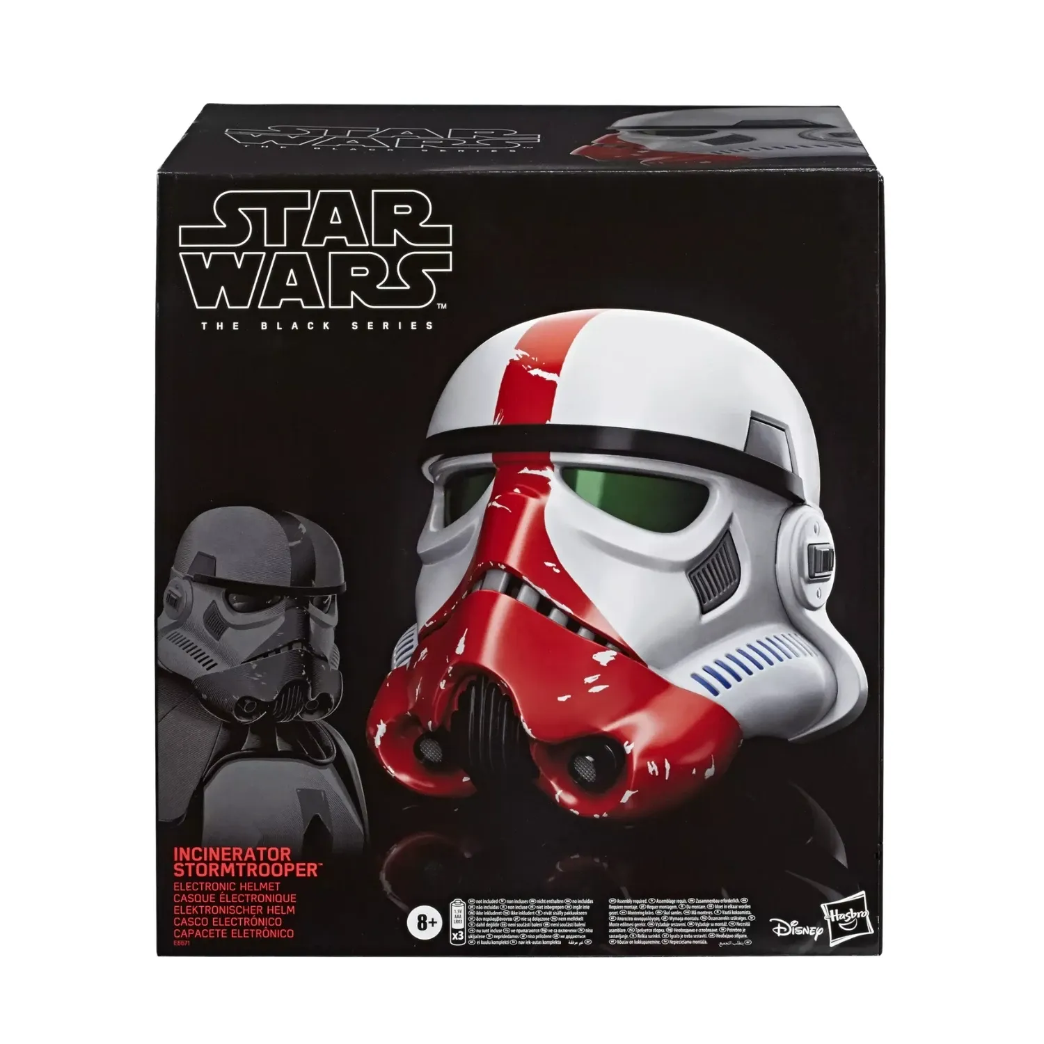 star wars: the black series–incinerator stormtrooper electronic helmet - slika 11