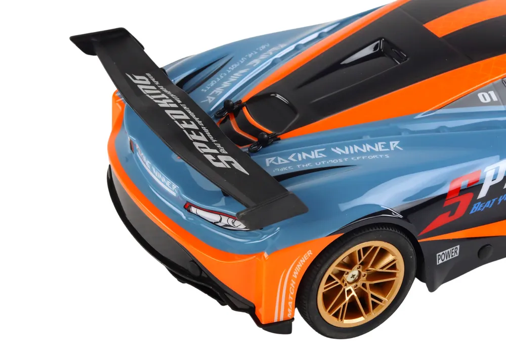 auto na daljinsko upravljanje sports car 1:10 - narančasti - slika 2