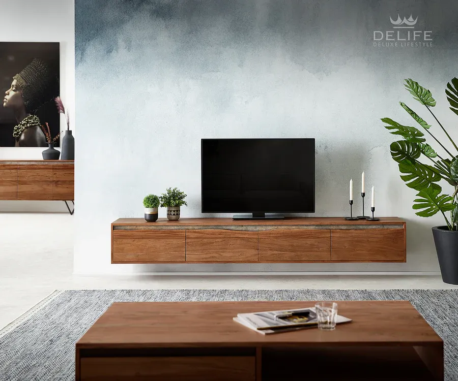 komoda stonegrace 220x35cm, materijal: bagrem - slika 2