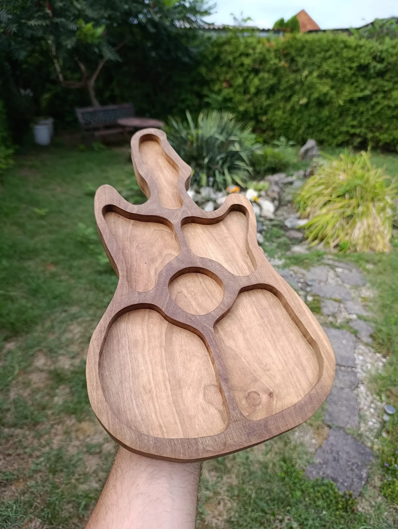 daska/pladanj za posluživanje hrane - gitara 3d - slika 5
