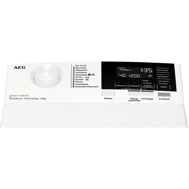 aeg perilica s gornjim punjenjem 6000 ltr6a60370 - slika 2