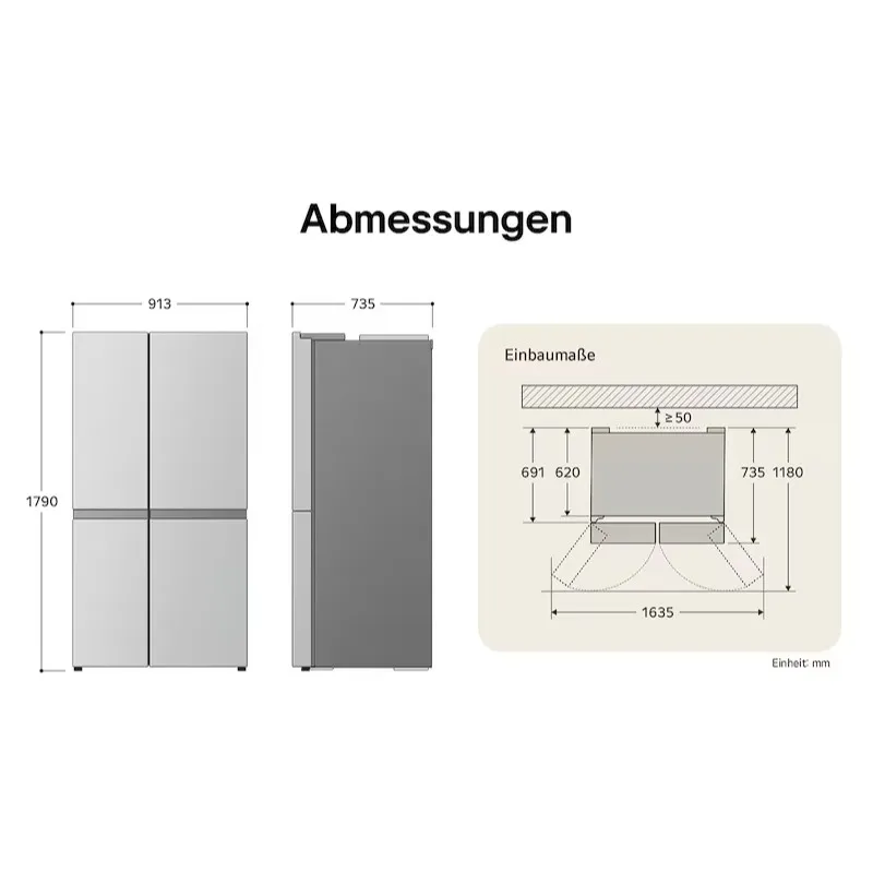 lg side-by-side g-serie gsgb71pyll - slika 15