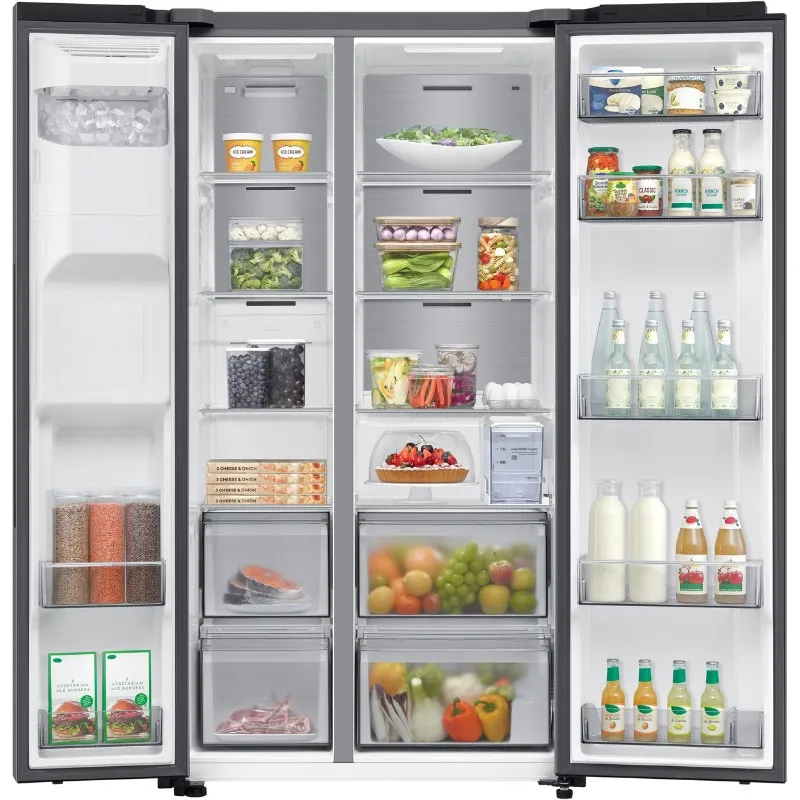 samsung side-by-side rs70f65ketef no frost+, al energy način rada, hla - slika 4