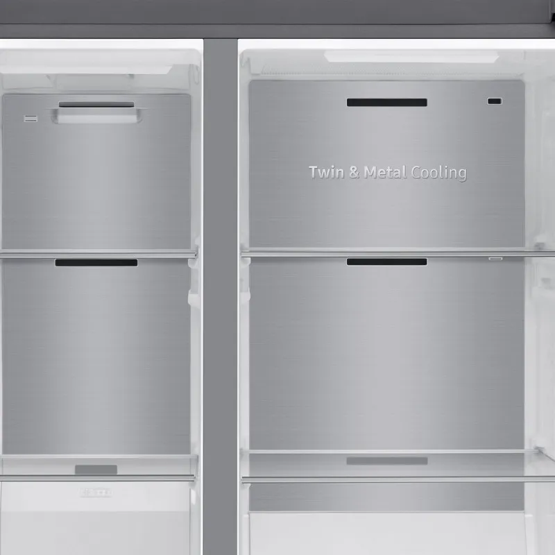 samsung side by side rs70f66kbfef dozator leda i vode, al energy način - slika 5