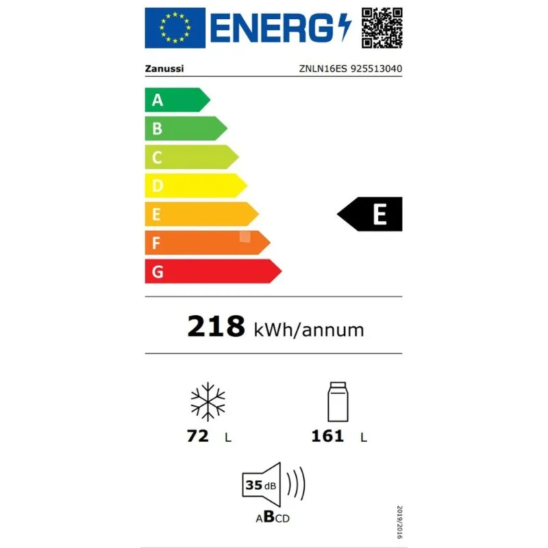 zanussi ugradbeni hladnjak sa zamrzivačem znln16es - slika 4