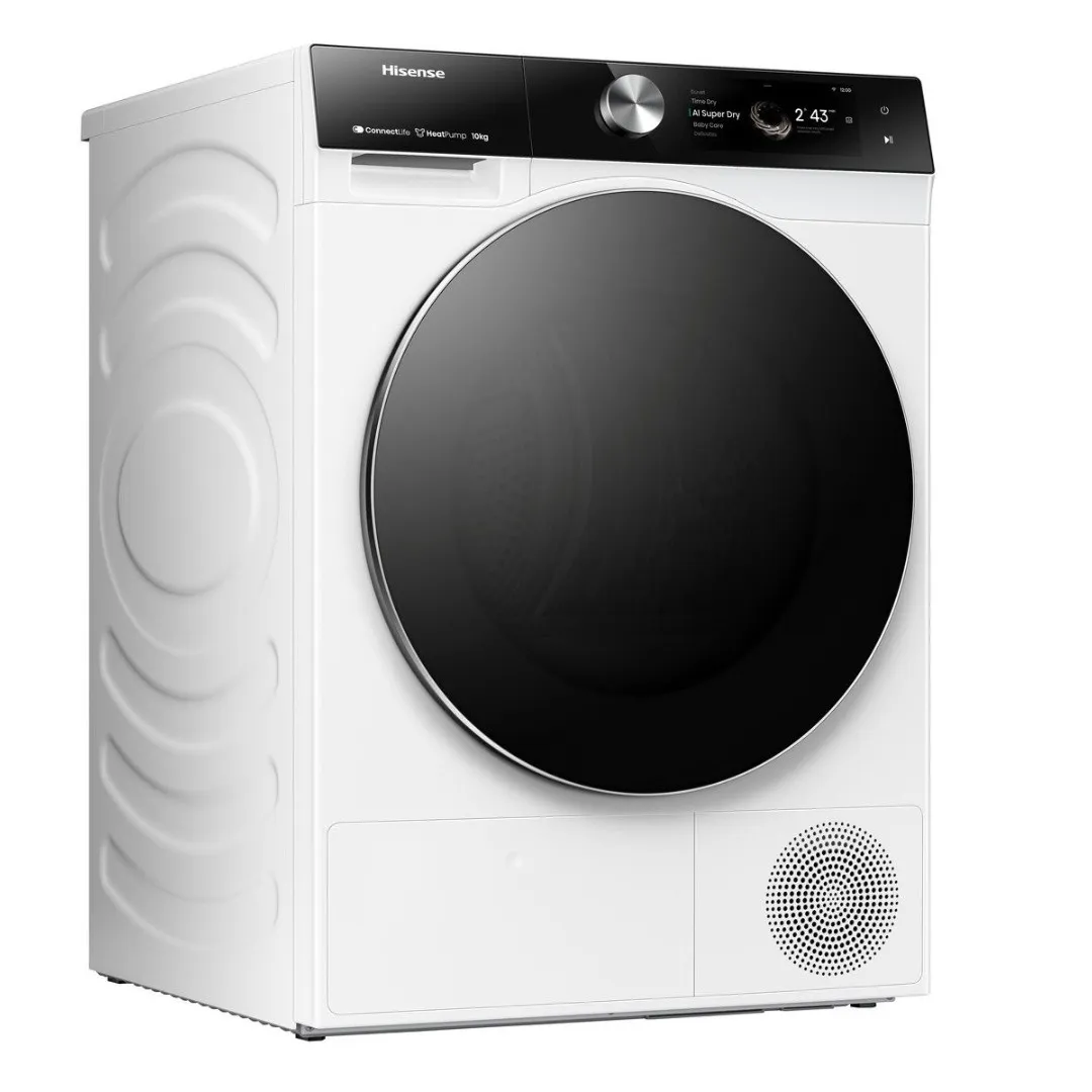 hisense sušilica s toplinskom pumpom dh7s107bw dinamički tft zaslon os - slika 9
