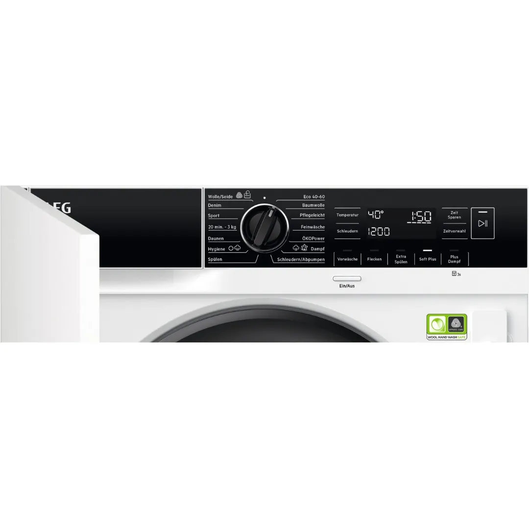 aeg ugradbena perilica rublja 8000 lr8bi7480 - slika 8
