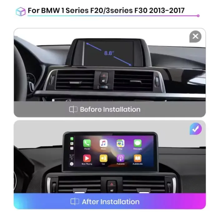 bmw 3 f30 f31 f34 bmw 4 f32 f33 original android multimedija kamera - slika 3