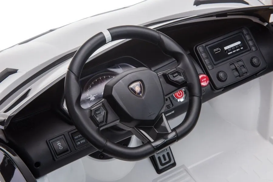 licencirani auto na akumulator lamborghini aventador - crveni - slika 14