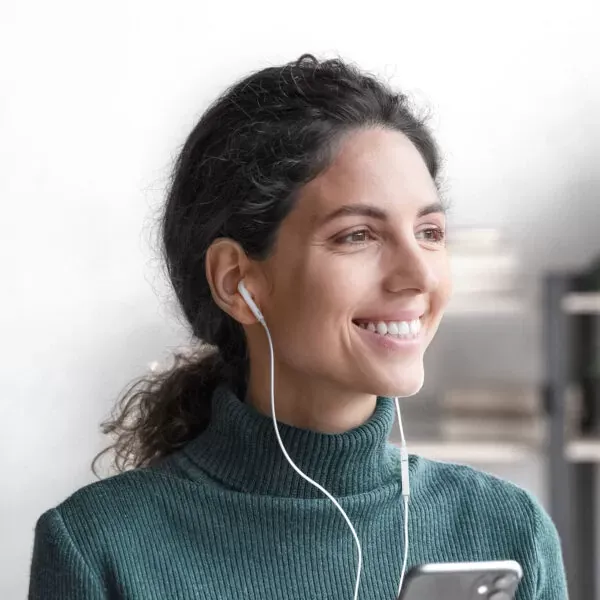 usb-c premium kvalitete žičane stereo slušalice za igranje za iphone 15 max bwoo - slika 1
