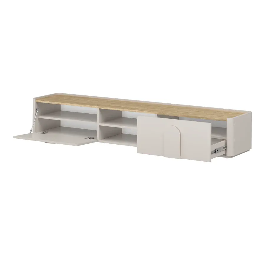 tv komoda amilio 220 cm, materijal: mdf - slika 5