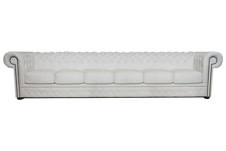 Chesterfield Garnitura First Class Leather | 6-sjedišta | White - Ježdovec, Zagreb
