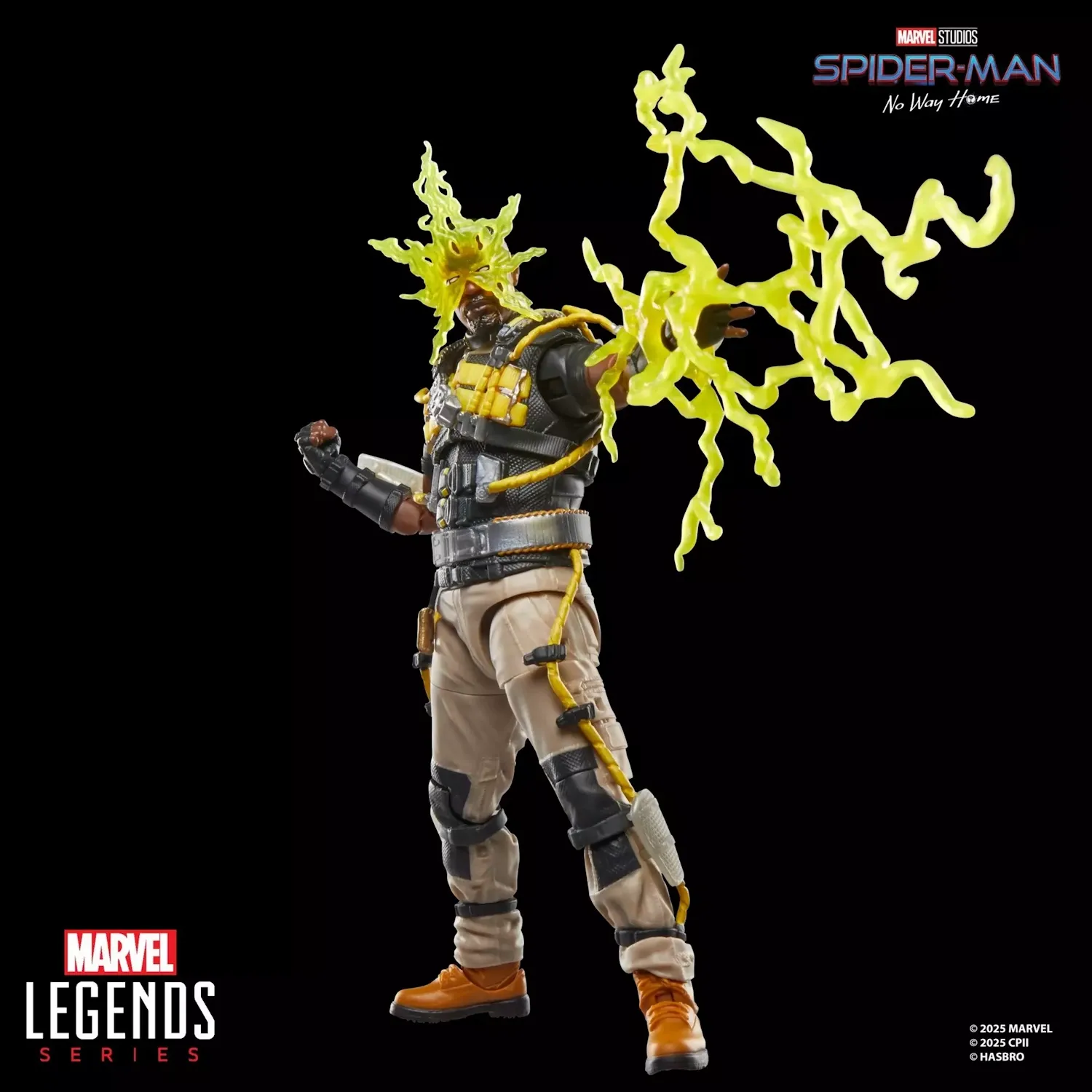 marvel legends series: spider-man – marvel’s electro figura, 15cm - slika 2