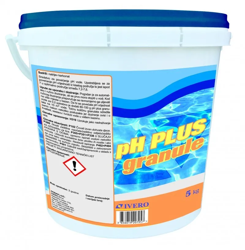 Ph+ PLUS Granule za bazene i SPA masažne bazene 5kg