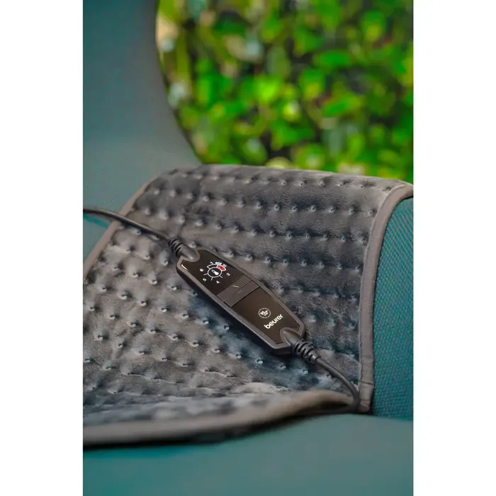 beurer xxl hk 123 cozy grey green planet, heating pad (grey, 60 x 30 cm) - slika 5