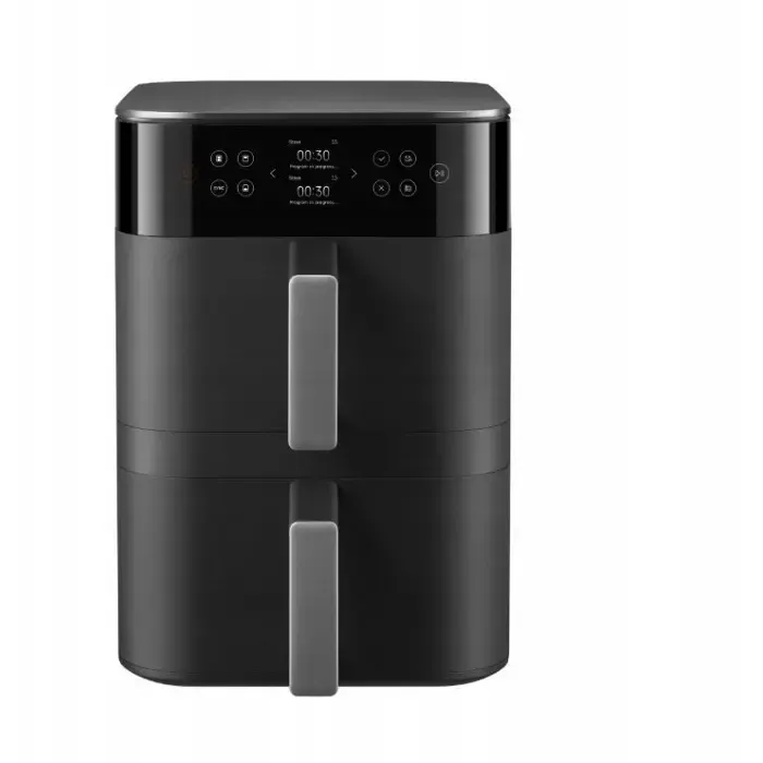 xiaomi smart double stack air fryer 12l stand-alone 2800 w hot air fryer black - slika 5
