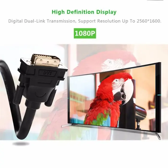 ugreen dvi (24 + 1) m to m cable 3m - polybag - slika 5