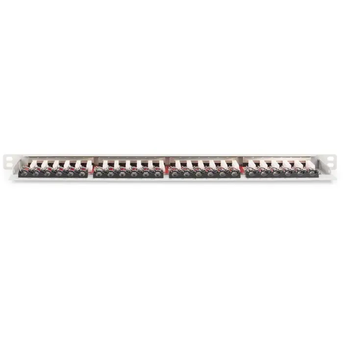 digitus cat 6a, class ea high density patch panel, 24 port (gray, 0.5 u, shielded) - slika 5