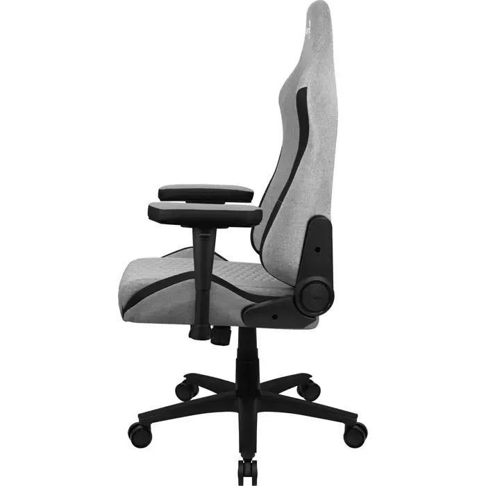 aerocool crownashgr, ergonomic gaming chair, adjustable cushions, aeroweave technology, grey - slika 3