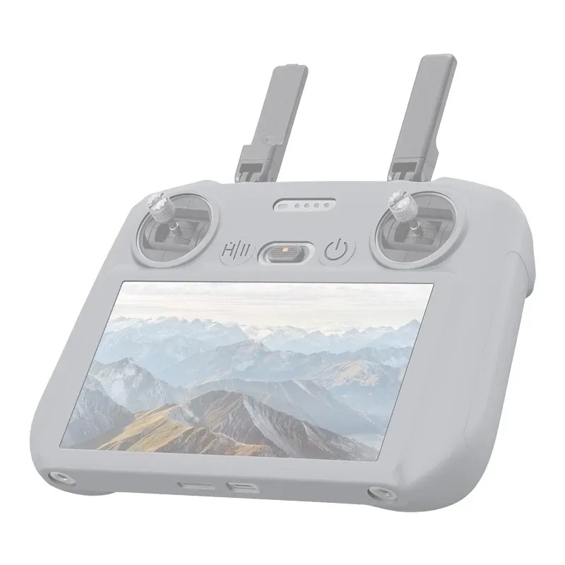 silicone protective case puluz for dji rc 2 (grey) - slika 3